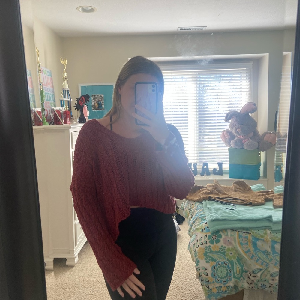 Altar’d State Burgundy Sweater